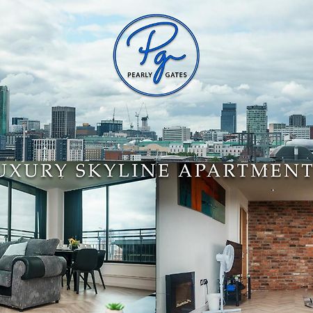 Penthouse - Amazing City Skyline Views - Free Parking - Balcony - Utilita Arena - New St Station - Bullring Shopping Birmingam Exterior foto
