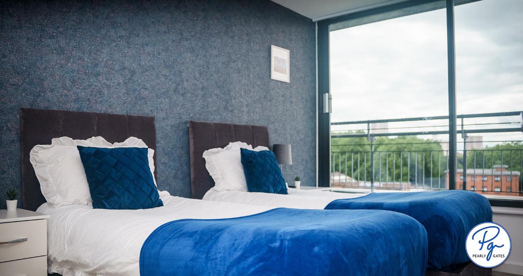 Penthouse - Amazing City Skyline Views - Free Parking - Balcony - Utilita Arena - New St Station - Bullring Shopping Birmingam Exterior foto